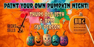 PAINT YOUR OWN PUMPKIN NIGHT at Belmont Brewing in Long Beach
