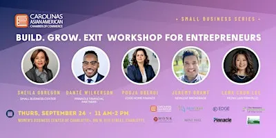 Build. Grow. Exit | Workshop for Entrepreneurs