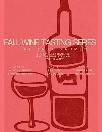 Wine Tasting Class: Witchy Wines and Weird Grapes