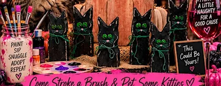 BADD KITTIES & BRUSHSTROKES: PURRS AFTER DARK