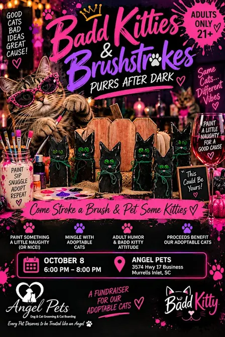 BADD KITTIES & BRUSHSTROKES: PURRS AFTER DARK