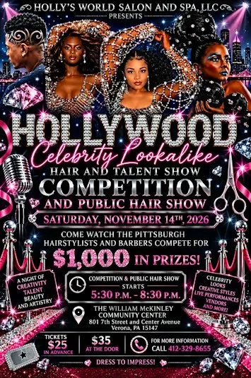 HOLLYWOOD  CELEBRITY LOOK ALIKE HAIR AND TALENT COMPETITION