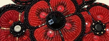 We Remember: Beaded Poppy Workshop with Naomi Smith