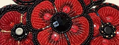 We Remember: Beaded Poppy Workshop with Naomi Smith