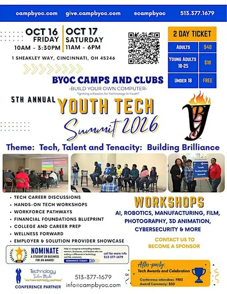 BYOC Youth Tech Summit - Oct 16 and Oct 17