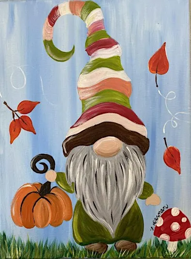 Friday night Paint and Sip- Fall Gnome @ Bebop Bottle Shop