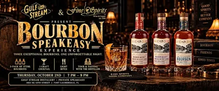 Bourbon Speakeasy Experience | Gulf Stream Distillery x Fine Spirits