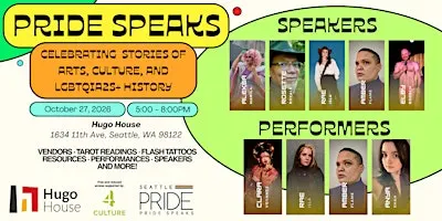 Seattle Pride Speaks: Stories of Arts, Culture, and LGBTQIA2S+ History