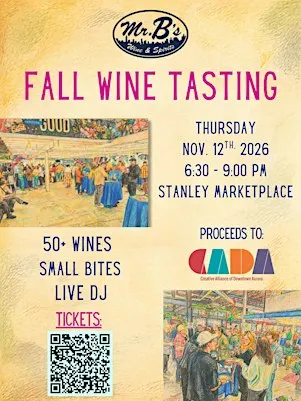 Mr. B's Fall Wine Tasting 2026