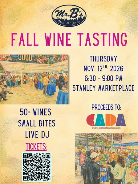 Mr. B's Fall Wine Tasting 2026