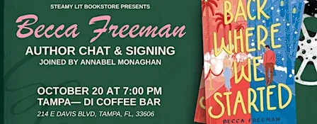 Author Visit (Tampa) - Meet Author Becca Freeman in Tampa!