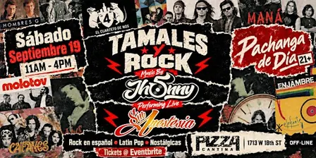 TAMALES Y ROCK AT PIZZA CANTINA: Live Performance by Sin Anestesia