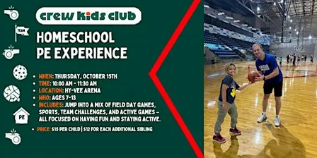 Homeschool PE Experience with Crew Kids
