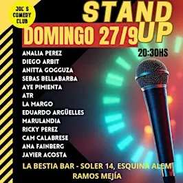 Joe's Comedy Club Septiembre