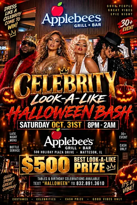 CELEBRITY LOOK-ALIKE HALLOWEEN BASH
