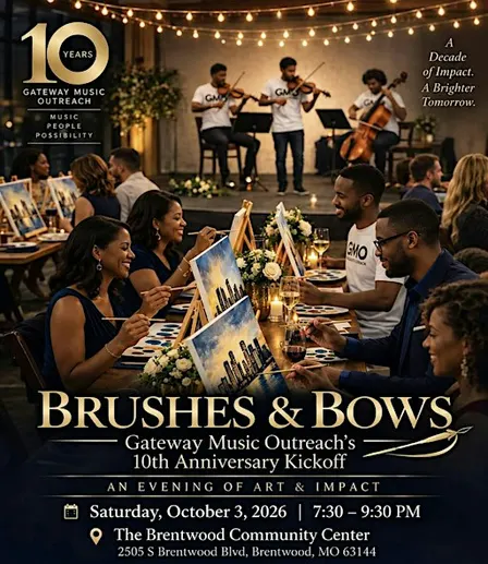 Brushes & Bows: Gateway Music Outreach's 10th Anniversary Kickoff
