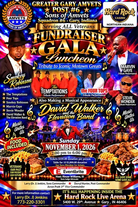 Sons of AMVETS Post #6 Fundraiser Gala Luncheon Gary, IN