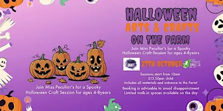 Halloween Arts And Craft On The Farm