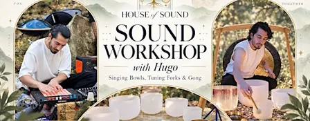 Singing Bowls & Tuning Forks and Gong:  A Sound Workshop