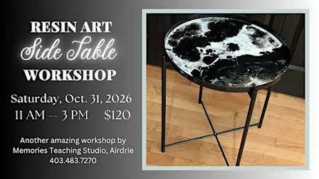 Resin Art: Side Table Tray