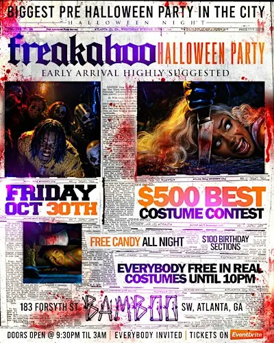 FREAKABOO NIGHT BEFORE HALLOWEEN @ BAMBOO