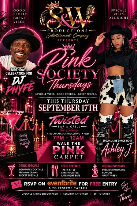Pink Society Thursdays