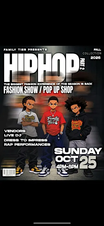 Fashion Ties Hip Hop Fashion/Popup Shop