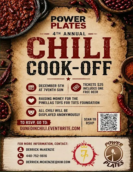 Fourth Annual Power Plates Chili Cookoff