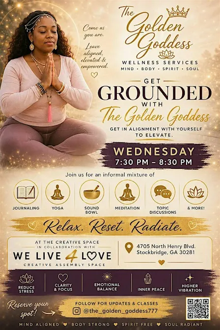 ✨ GET GROUNDED WITH THE GOLDEN GODDESS ✨