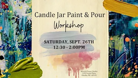 Candle Jar Paint & Pour Workshop
