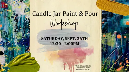 Candle Jar Paint & Pour Workshop