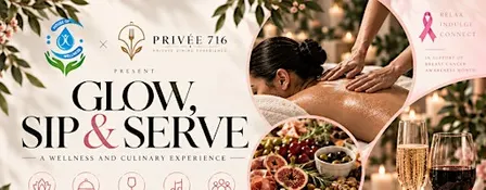 Glow, Sip & Serve