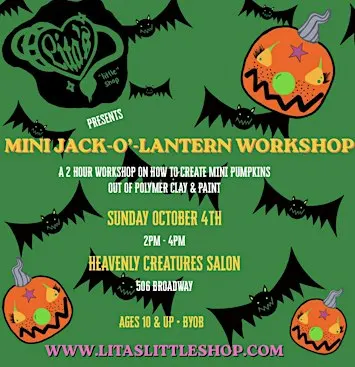 MINI JACK-O’-LANTERN WORKSHOP