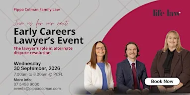 ECL Program - The lawyer’s role in alternate dispute resolution