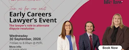 ECL Program - The lawyer’s role in alternate dispute resolution