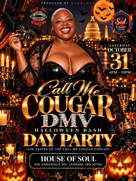 Call Me Cougar DMV Halloween Bash
