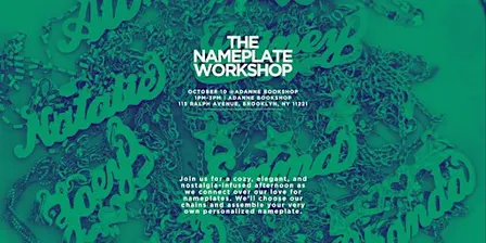 The Nameplate Workshop: Jewelry, Culture + Identity
