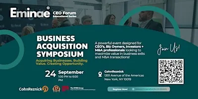 Eminae Business Acquisition Symposium