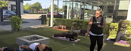 Pilates Class at Fabletics