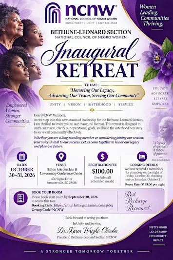 NCNW Inaugural Retreat/Membership Drive