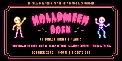 Halloween Bash at Honest Thrift & Plants