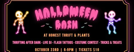 Halloween Bash at Honest Thrift & Plants