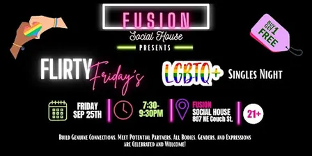Flirty Friday's LGBTQ+ Singles Night