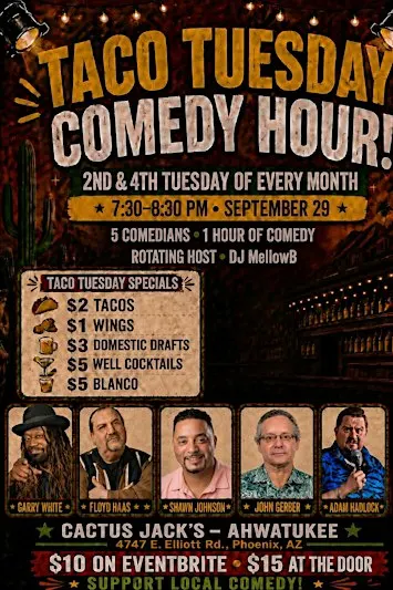 TACO TUESDAY COMEDY HOUR