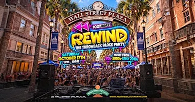 REWIND ⏪: Orlando’s #1 Throwback Block Party | 90s, 2000s & Early 2010s ✨