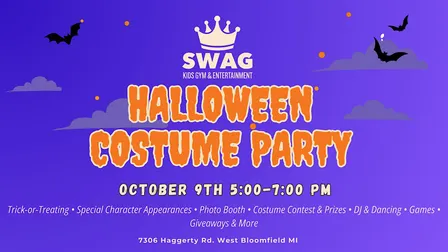 SWAG Kids Gym Halloween Costume Party
