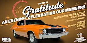 NDIA Michigan Chapter 2026 Membership Social - Driven by Gratitude