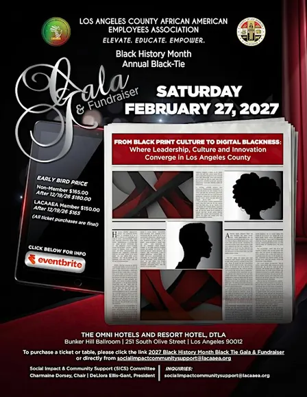LACAAEA - 2027 Black History Month/Annual Black-Tie Gala & Fundraiser