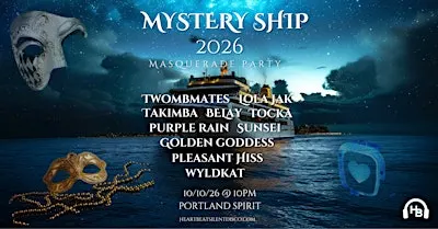 Heartbeat Silent Disco | Mystery Ship Masquerade | Boat Party | Oct 10th