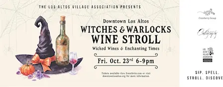 2026 Downtown Los Altos Witches & Warlocks Wine Stroll